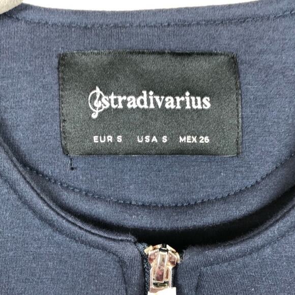 NWOT Stradivarius Navy Jacket - Picture 2 of 5